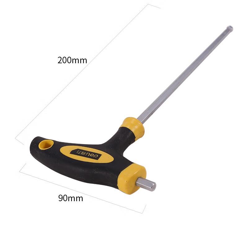 Deli Ball-End T-Handle Hex Wrench Set