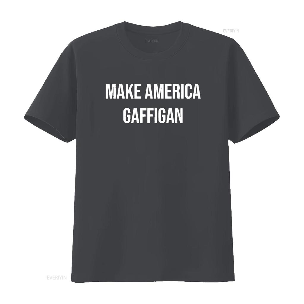 Mens Make America Gaffigan Political Humour T Shirt Black Large vintage Washed Stylish Comfortable Slightly designer clothes