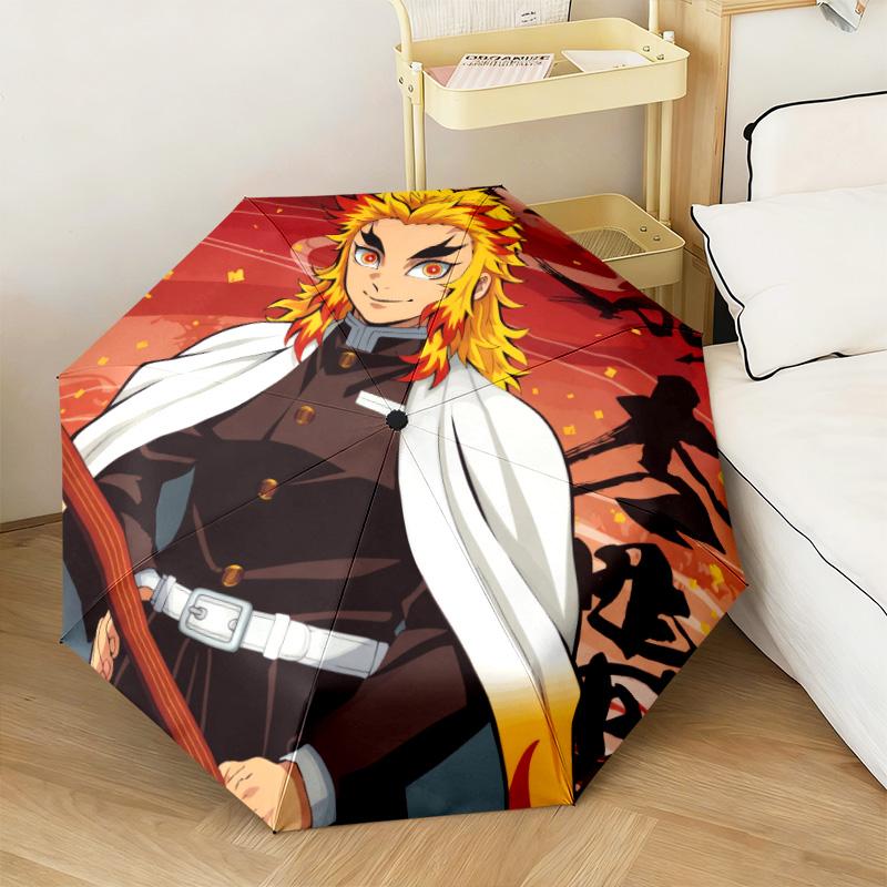 Japanese-style cartoon Demon Slayer Kamado Tanjiro & Kamado Nezuko umbrella including home travel and outdoor activities Multi functional umbrella 35