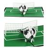 Football Soccer 3D Pop-Up Greeting Card for All Occasion Festival Holiday Paper Card Birthday Wedding New Year Postcards