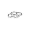 White Zinc-Plated Carbon Steel Split Spring Washer (4.8 Grade)