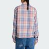 Adidas Originals FW25 Check Loose Striped Casual Sports Jacket Women Jacket KC6277
