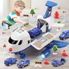 Children's Toy Airplane, Boy, Baby, Big Size, Music Story, Inertia Car, Airplane, Alloy Car