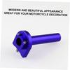 TINEASUR Motorrad Fix Schnellgasgriff Motorrad Handgriff Lenker Gasdrehgriff Motorrad Gasdrehgriff Blau