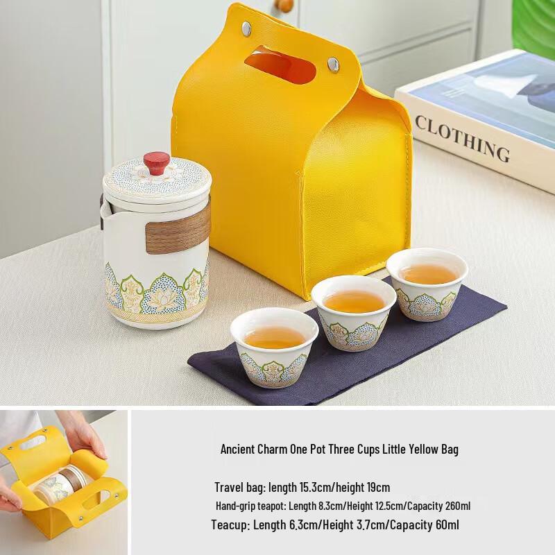 

Portable Ceramic Travel Tea Set