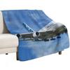 Airbus A380 Throw Blanket Color Fast Cozy Throw Blanket