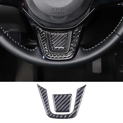 Hcilloend Lower Carbon Fiber Steering Panel Cover for Honda Steering Wheel Frame Steering Wheel Button Frame Decorative Steering Wheel Interior Custom