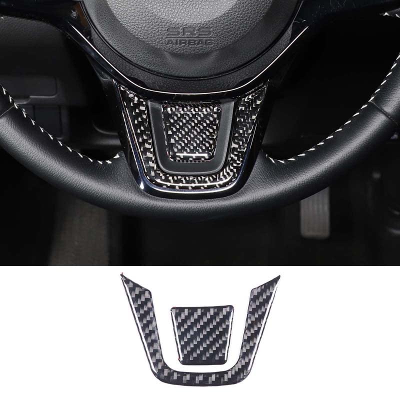 

Hcilloend Lower Carbon Fiber Steering Panel Cover for Honda Steering Wheel Frame Steering Wheel Button Frame Decorative Steering Wheel Interior Custom