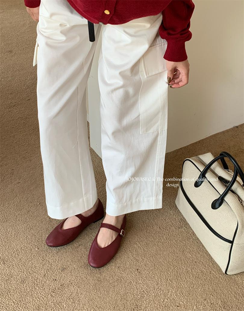 

Туфли Мэри Джейн на плоской подошве в стиле ретро, французский поздний вечерний бриз, женская обувь 2025, новая обувь для леди на мягкой подошве 39 светло-коричневого