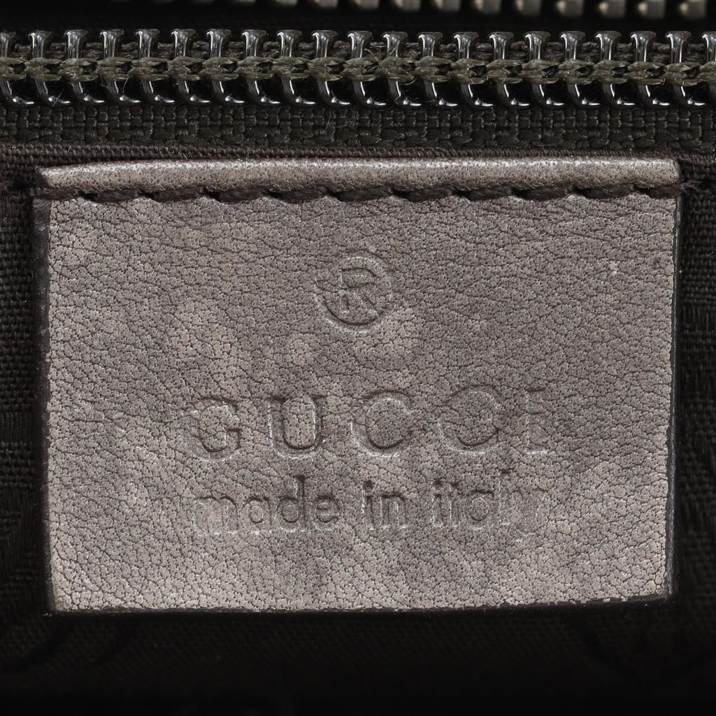 GUCCI Tote Tote Bag 211137 GG implementation Silver PVC coated canvas Women Used