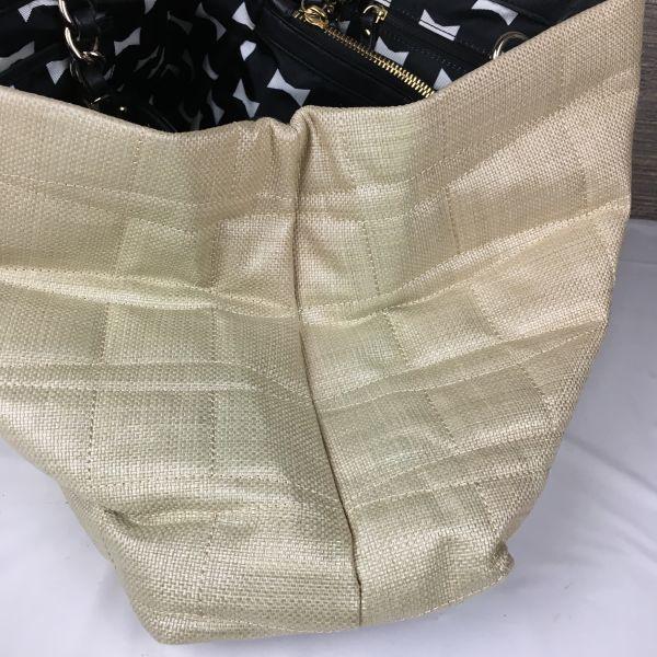 Kate Spade Tote Bag Beige Ribbon Logo(USED)