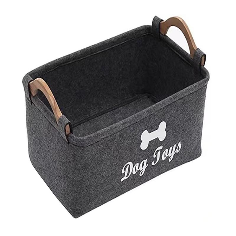 Oyuncak Köpek Sepeti Evcil Hayvan Saklama Kutusu Çöp Kutusu Düzenleyici Oyuncaklar Kedi Aksesuarı Kabı Çöp Kutuları Keçe Sepetler Kaplar Düzenleyici