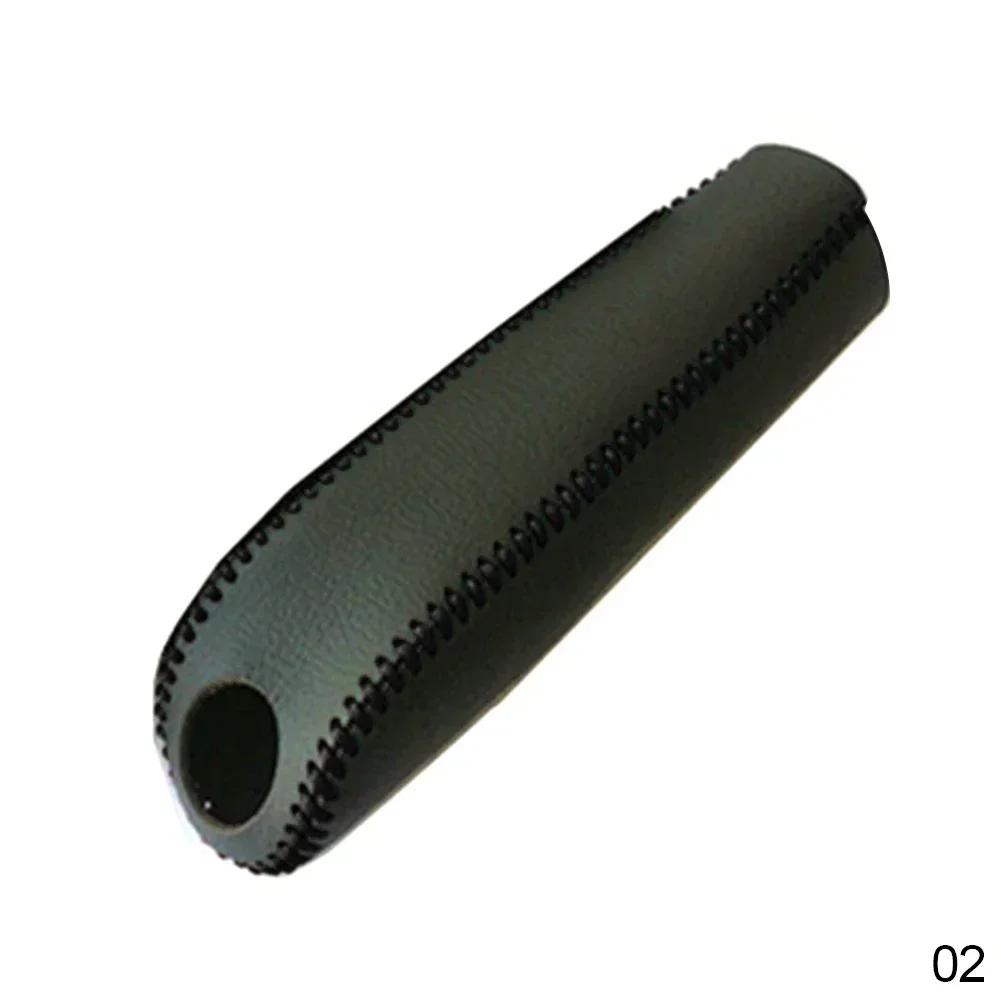 Car Leather Gears Handbrake Cover Shift Lever Cover Auto Interior Accessories Handle Sleeve Car Accessories