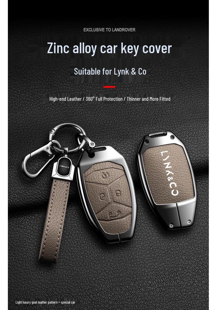 Lynk & Co 03 Key Case: Anti-Drop Protective Shell with Buckle for Models 01/02/05/06/08/09 - Men & Women