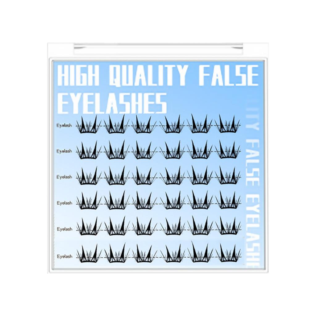 No Glue Need Eyelash Clusters Thin Band & Soft Resuable Lashes for Eye-Lifting Effect DIY Makeup Use