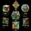 D&D DND Dice Set Dungeons and Dragons Gift RPG MTG D20 Polyhedron Resin Dice Handmade with Sharp Edges Role-Playing Board Game Digital Teaching