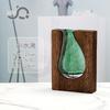 Pastoral style log house glass vase