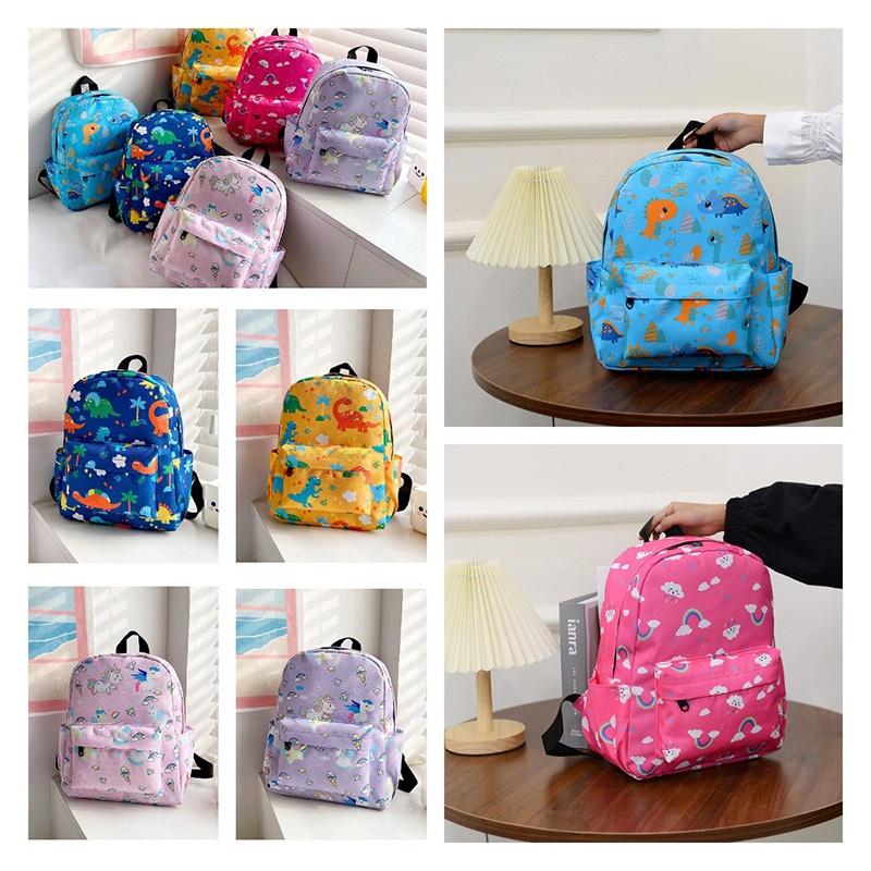 Cute Cartoon Kids Backpack With Simple And Stylish Design 2023 Korean Version Of Little Dinosaur Kindergarten Schoolbag