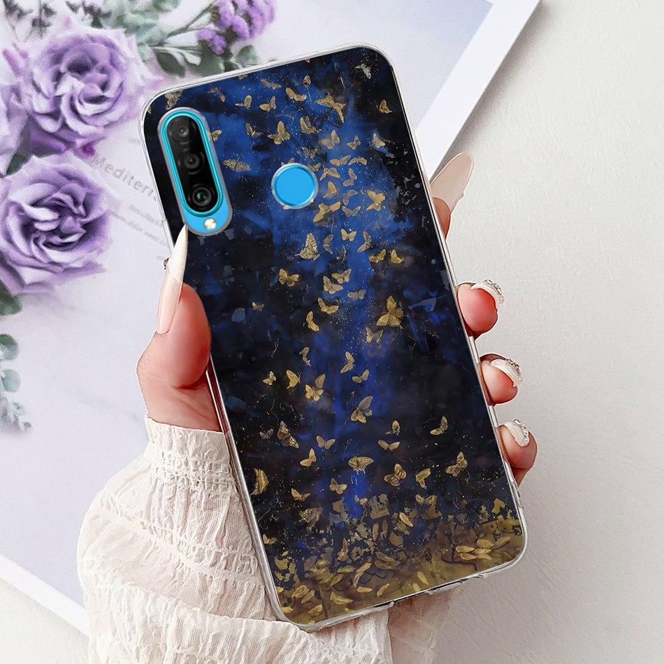 For Huawei P30 Lite P 30 P30 Pro Cool Dragon Tiger Painting Phone Case For Huawei P30 P30Pro P30lite Soft Silicone TPU Cases