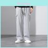 Mens Casual Sweatpants With Microelastic Cotton Fabric For Big And Tall Comfort