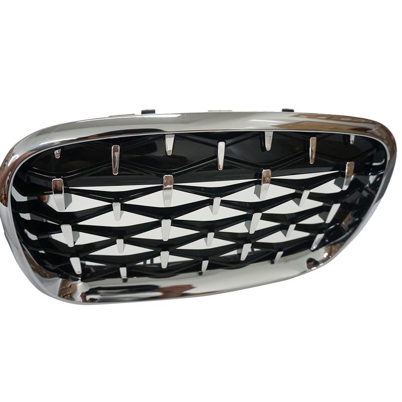 Car Front Bumper Mesh Grill Diamond Kidney Grille For BMW X5 X6 E70 E71 2008 2009 2010 2011 2012 2013 Chrome Meteor Style Grills