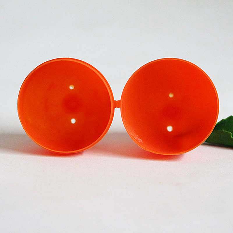 50 ST Fyllbara Påskägg Färg Plast Äggskal Hemfest Påskdekor Godis Present Förpackningslåda Barn Jaktspel Rekvisita Tillbehör