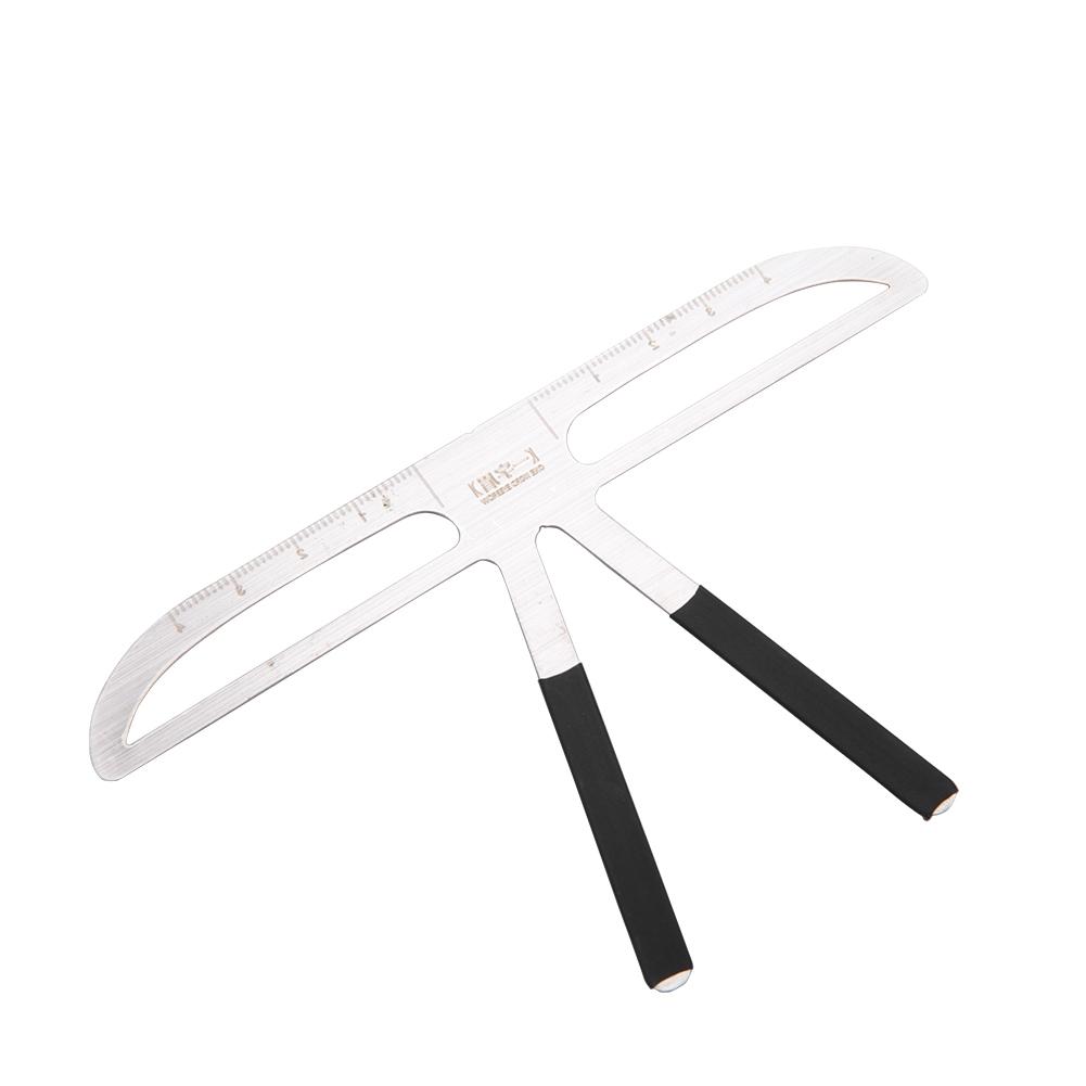 Tattoo Eyebrow Ruler Eyebrow Measure Balance Extension Ruler Shape Stencil 1#