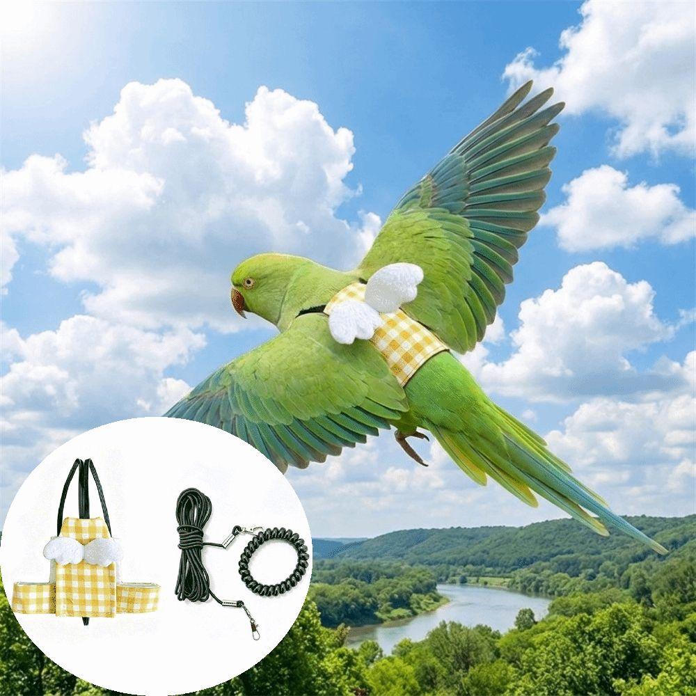 Breathable Bird Flight Suit Escape Proof Bird Vest Suit Washable Bird Harness  Training