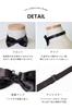[TrendMarche] Bow Tie Easy To Put On and Take Off One-Touch [Navy 1 2-Piece Set Silky Gloss Simple] Adjustable Length Bow Tie Stylish Wedding MC
