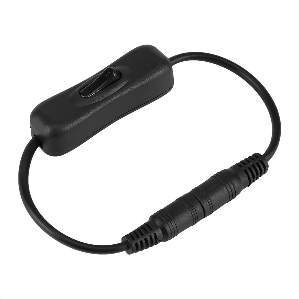 5Pcs 28.5cm   Power Adapter Connector Inline with ONCelsiusOFF   for LED Strip Lights White