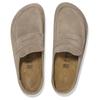 Birkenstock Naples Wrapped Fashion Comfortable Outdoor Breathable EVA Rubber Sole Anti-Wear Closed-Toe Slippers Unisex slippers Gray-Brown 1029675
