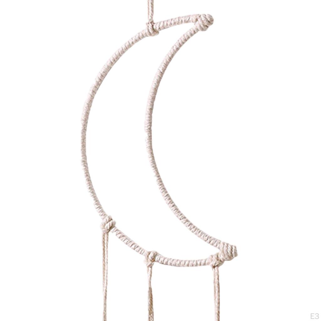 Bohemian Macrame nástěnná tapiserie Ručně vyráběná umělecká dekorace