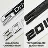 3D ABS Auto Styling Logo sDrive 20i 20d Emblem Abzeichen Aufkleber Für BMW X1 X2 X3 Z4 Kofferraum Kotflügel Aufkleber Glänzend Schwarz Silber Zubehör