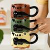 Black Cats Ceramic Mugs Heat Resistant to 1000C for Microwave Oven Use with Insulated Handle and Dishwasher Safe