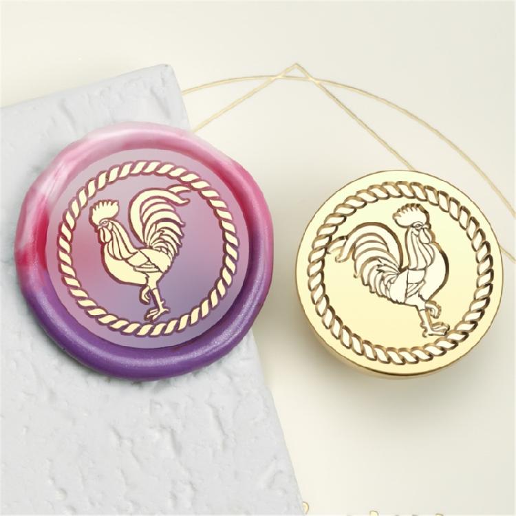 Brass Head Seal Stamp Animal Series Sealing Waxed Stamp for Card Letter Invitations Decoration Rabbits Wax Seal Stamp