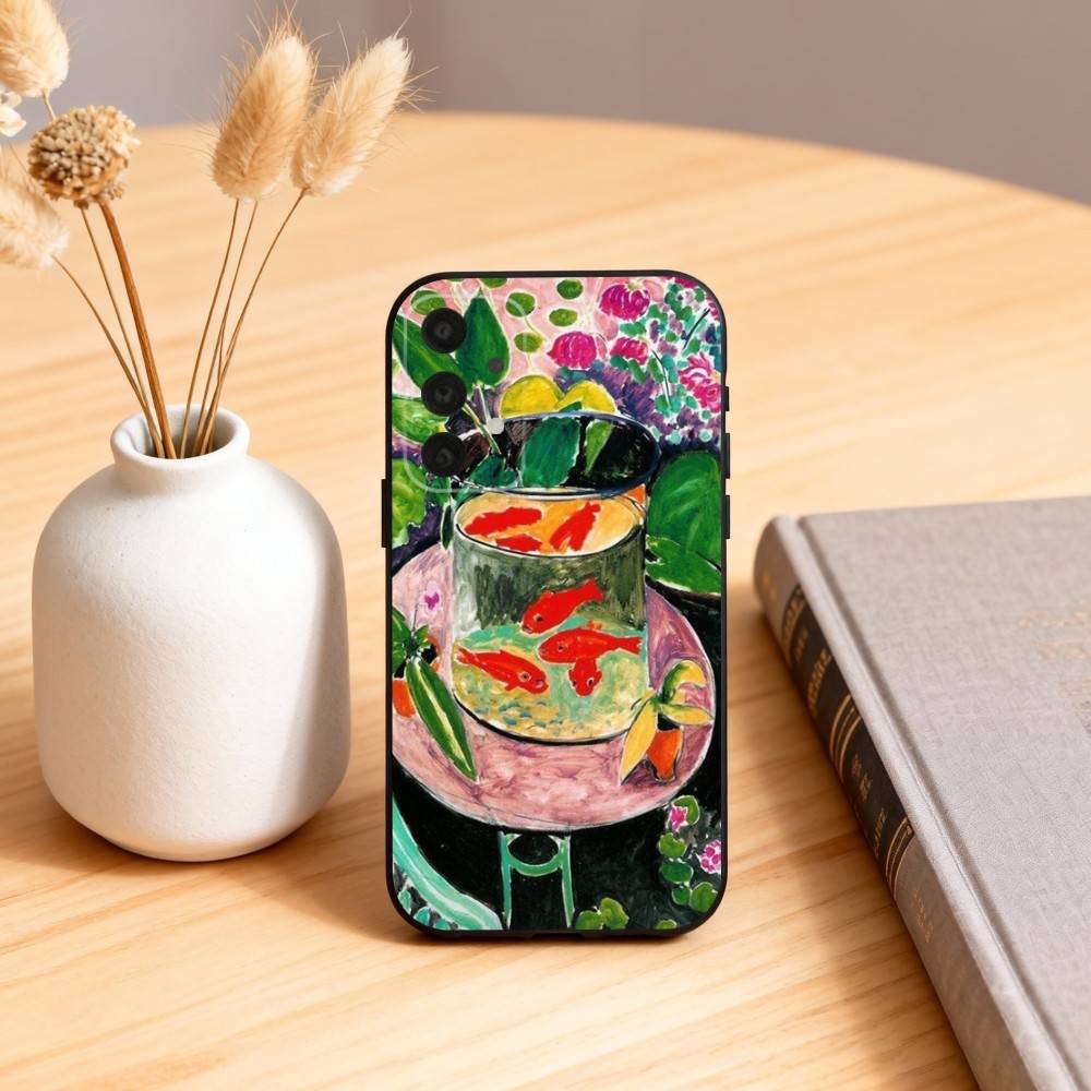H-Henri M-Matisse Art PaI  Phone Case For Samsung S25,24,23,22,30,21,10,9,Ultra,Plus,Lite,FE,4,5 G Soft Black Case