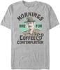 Stranger Things Men's Big & Tall Hopper Coffee Morning T-Shirt