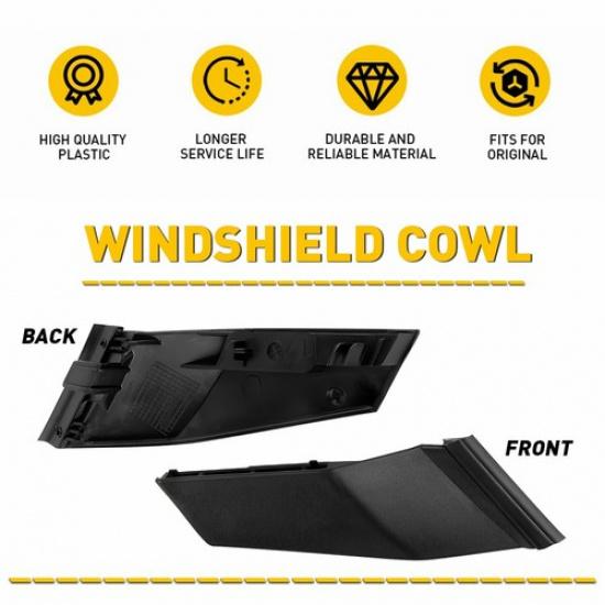 Windshield Wiper Front Side Fit Cowl Trim Cover Toyota 2014- Corolla