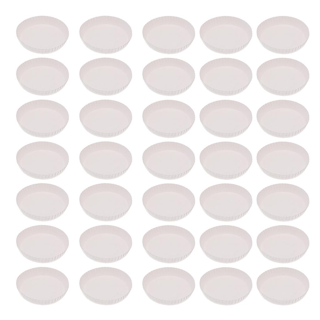 100Pcs Disposable Paper Cup Lids Safe Material Disposable Cup Covers for Coffee Tea Juice Bars Restaurants Cafes