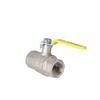 Nickel-plated Gas Ball Valve with Steel Lever (DSt) ORION (NN Version)