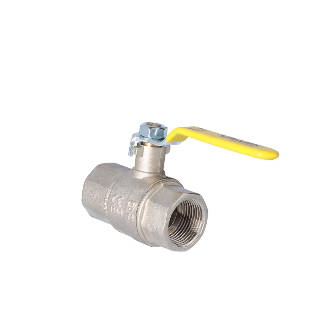 Nickel-plated Gas Ball Valve with Steel Lever (DSt) ORION (NN Version)