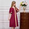 Children's Fashionable Middle Eastern Abaya with Golden Lace Trim