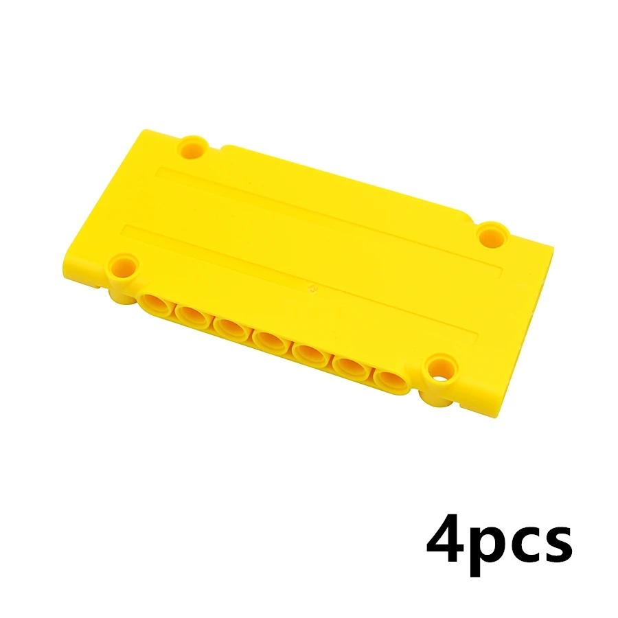 Technical Brick Bulk Modular Toy For MOC High-Tech 4Pcs Particles Panel Plate 5 x 11 x 1 Holes Constructing Blocks 64782 15458