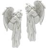 Zcargel Angel Sculpture Door Frame Ornament Sleeping Angel Resin Statue Wall Frame Home Decor Type 1