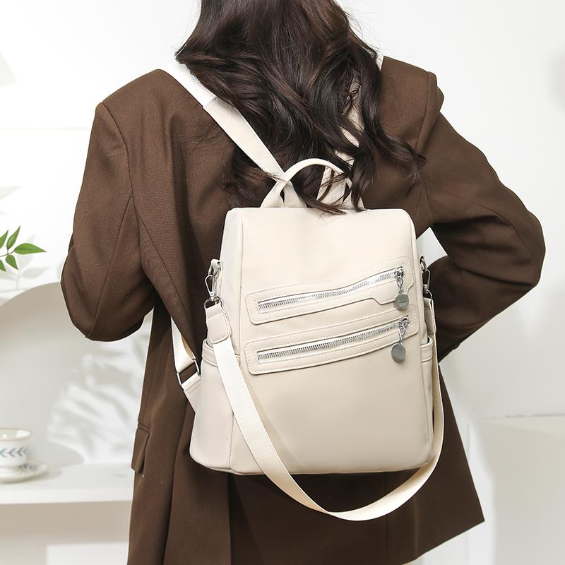 Retro Large Capacity School Bag Multi-function Shoulder Bag Women's Travel Backpack