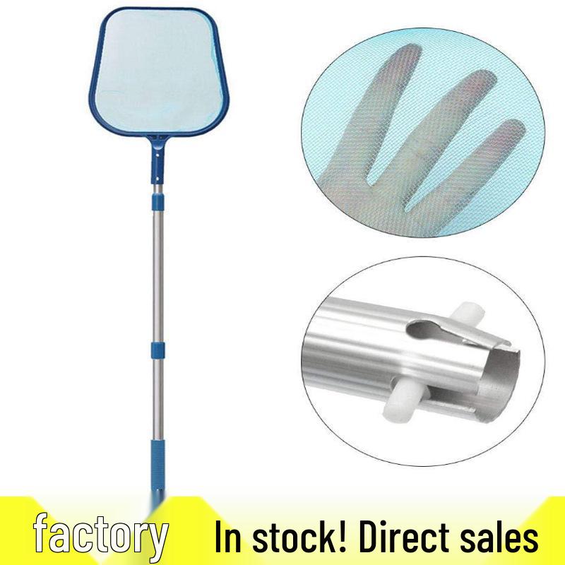 

Трехсекционный выдвижной алюминиевый сачок для бассейна для детских бассейнов и мелководья