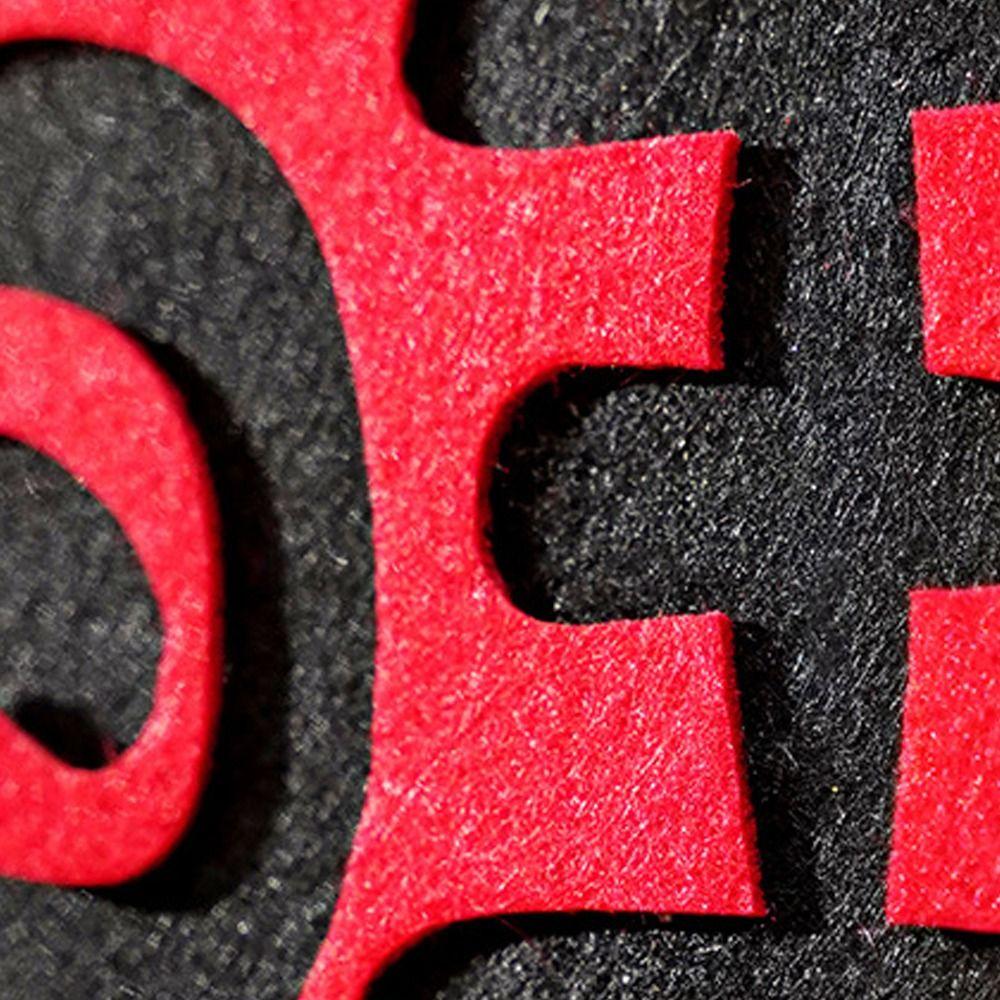 Traditional 2026 Horse Year Door Sticker Felt Fortune Character  Door Decoration