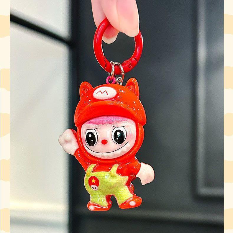 Girl Heart Cartoon Soft Cute Couple Best Friend Keychain Pendant Cute Japanese Korean Style