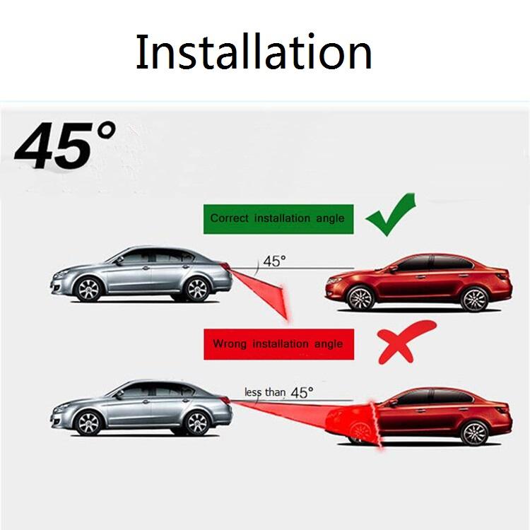1pcs Anti Collision Car Laser Lamps Tail Auto Brake Parking Car Warning Light 12V LED Fog Light