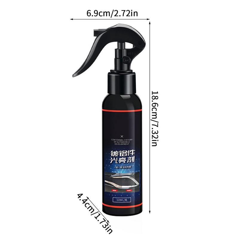 Krom Temizleyici Pas Sökücü Pas Lekesi Sökücü Krom Sprey Temizleyici Pas Alma Spreyi 120ml Suya Dayanıklı Araba Dış Bakımı